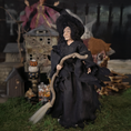 Load image into Gallery viewer, Kind Witch by Marcia Backstrom & Falcon Miniatures Resin Halloween Character Lady Doll
