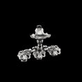 Load image into Gallery viewer, Dimitri Shevchenko Sterling Silver Baroque Candelabra Dollhouse Miniature