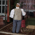 Load image into Gallery viewer, Actor Cecil B. DeMille & Camera Tripod Original Clay Dollhouse Man Doll