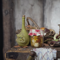 Load image into Gallery viewer, Green Enchanted Potion Poison Bottle Apothecary – OOAK Creepy Miniature by Georgia Marfels