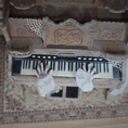 Load image into Gallery viewer, Singing Ghost Woman OOAK Haunted Miniature Lady Doll & Organ Scene by Pat Benedict