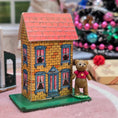 Load image into Gallery viewer, Artisan Hand-Sculpted Storybook Toy Teddy Bear Dollhouse Shelf Sitter