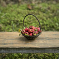 Load image into Gallery viewer, Gosia Suchodolska IGMA Artisan Miniature Apple Harvest Basket Exclusive