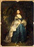 Load image into Gallery viewer, Framed Hand Painted Portrait After Thomas Gainsborough, original inspiration