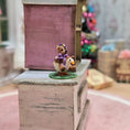 Load image into Gallery viewer, Artisan Mother Goose Teddy Bear Sculpture Dollhouse Shelf Sitter Toy