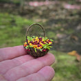 Load image into Gallery viewer, Gosia Suchodolska IGMA Artisan Miniature Wild Woodland Berry Basket Exclusive