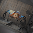 Load image into Gallery viewer, Anthropomorphic Spider Character Signed OOAK Vintage Miniature Dollhouse Art Doll