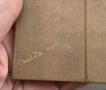 Load image into Gallery viewer, RARE Charlotte Hunt 1992 Hand-Painted Wooden Cathedral Library Screen