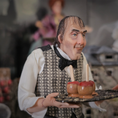 Load image into Gallery viewer, Artisan Dollhouse OOAK Miniature Art Creepy Gentleman Doll "Lurch" 1/12 Scale Sharon Cariola