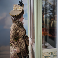 Load image into Gallery viewer, Suspicious Wealthy Lady Original Marcia Backstrom Sculpted Dollhouse Doll