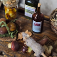 Load image into Gallery viewer, Miniature Fuzzy Grey Rat OOAK Hand-Sculpted Clay Dollhouse Animal Figure