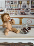 Load image into Gallery viewer, Signed Sculpted Clay Messy Naked Baby Boy with Cookie Jar 1986, close up