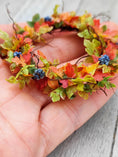 Load image into Gallery viewer, Gosia Suchodolska IGMA Artisan Miniature Spectacular Fall Wreath Magpie Exclusive