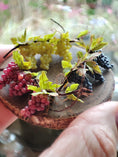 Load image into Gallery viewer, Reserved for Robert Mondavi Gosia Suchodolska IGMA Artisan Miniature Spectacular Grapes on Vines Magpie Exclusive