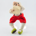Load image into Gallery viewer, Santa Claus doll holding a letter on a white background