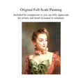 Load image into Gallery viewer, Maritza Moran "Portrait of a Lady" After Gustave Jean Jacquet Miniature Painting