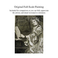 Load image into Gallery viewer, Linda McBreen "The Musician" Miniature Oil Painting After C.E. Perugini