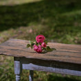 Load image into Gallery viewer, Gosia Suchodolska IGMA Artisan Miniature Deep Pink Triple Stem Rose Arrangement Magpie Exclusive