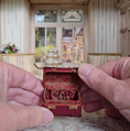 Load image into Gallery viewer, Sylvia Rountree Functional Train Case with Toile Lined Interior by The Dolls Cobbler