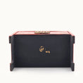 Load image into Gallery viewer, SIGNED Gilt Red Lacquer Chinese Asian Hand Painted Chinoiserie Cabinet