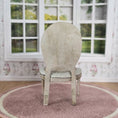 Load image into Gallery viewer, Miniature Dollhouse Louis XVI Distressed Wood & Floral Upholstery Side Chair