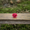 Load image into Gallery viewer, Gosia Suchodolska IGMA Artisan Miniature FULL Dark Pink Peony Stem Magpie Exclusive