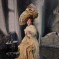 Load image into Gallery viewer, ORIGINAL Marcia Backstrom Older Victorian Lady with Fabulous Hat Antique Lace Shaw