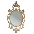 Load image into Gallery viewer, Vintage Artisan Miniature Dollhouse Georgian Oval Wall Mirror UK John J. Hodgson