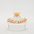 Load image into Gallery viewer, eggnog miniature dollhouse serving set on white background