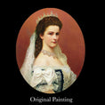 Load image into Gallery viewer, Masaya Okada Empress Elisabeth “Sisi” Portrait Miniature Royal Coronation Framed Painting