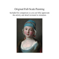 Load image into Gallery viewer, Maritza Moran Pietro Rotari Russian Girl Miniature Oil Painting 2015