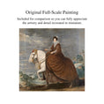 Load image into Gallery viewer, Hope Hoover "Equestrian Portrait of Elisabeth of France" Miniature Painting