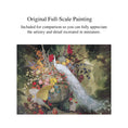 Load image into Gallery viewer, Paul Saltarelli White Peacock with Cockatoos and Flowers 2001 Oil Painting