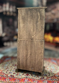 Load image into Gallery viewer, Primitive Rustic Carved Wood Dollhouse Secretary Desk, Back