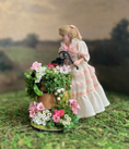 Load image into Gallery viewer, Rustic Garden Cistern Well Pump Barrel Diorama, Signed