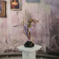 Load image into Gallery viewer, Miniature Dollhouse Jim Pounder Pink Art Deco Bronze Sculpture Lady Figurine