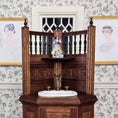 Load image into Gallery viewer, Hand Painted Tricia Street Porcelain Lady Figurine UK Rare Miniature Dollhouse