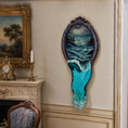 Load image into Gallery viewer, Fatima Dona Ocean Illusion Framed Oil Painting with Sculpted Water Feature