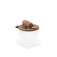 Load image into Gallery viewer, Miniature Dollhouse Rustic European Cherry Jelly Roll Cake On Baker Board Clay