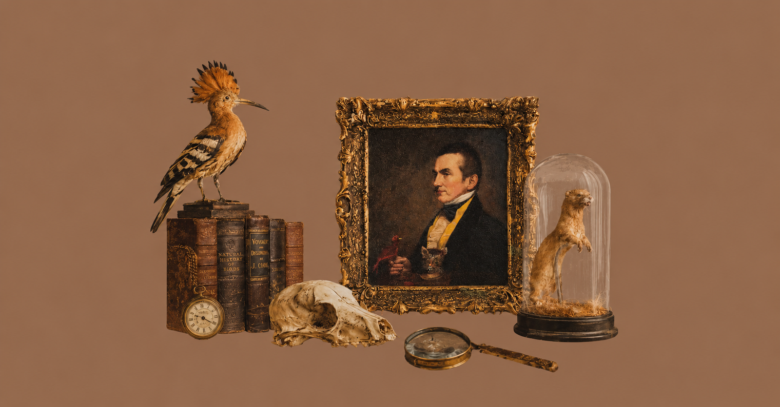 The Gentleman, the Bird, and the Cat's Head
