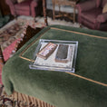 Load image into Gallery viewer, Lori Ann Potts Gentleman’s Tweed Tie Gift Set Dollhouse Miniature

