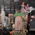 Load image into Gallery viewer, Friendly Witch by Creager Studios OOAK Sculpted Clay Halloween Character Lady Doll
