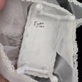 Load image into Gallery viewer, Signed N. Zaleta Blue & White Canopy Wicker Dollhouse Baby Bassinet
