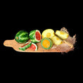 Load image into Gallery viewer, Linda Cummings Summer Melon Chopping Board Platter Dollhouse Miniature
