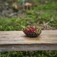Load image into Gallery viewer, Gosia Suchodolska IGMA Artisan Miniature Rustic Wild Cherry Basket Exclusive
