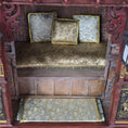Load image into Gallery viewer, Rare Enclosed Chinese Opium Wedding Bed Marriage Alcove Bed with Lanterns by June Clinkscales 2019
