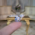 Load image into Gallery viewer, Janice Crawley OOAK French Quimper Accent Service Dollhouse Miniature Set
