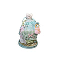Load image into Gallery viewer, Aurea Spain Teddy Bear Sewing Basket Vignette Miniature Dollhouse 1:12
