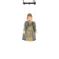 Load image into Gallery viewer, Debbie Dixon-Pave Elizabethan Lady Marionette Tiara, Blue & Gold Gown 1:12
