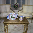 Load image into Gallery viewer, Janice Crawley French Quimper Serving Tray & Creamer Dollhouse Miniature Set

